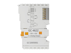 GC-4622型2路-10V～+10V电压模拟量输出IO(16位）