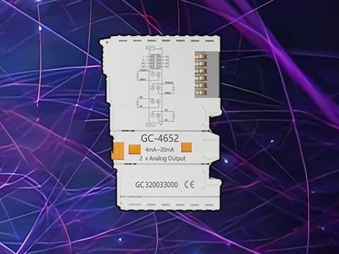 GC-4652型2路4～20mA电流模拟量输出IO(16位）