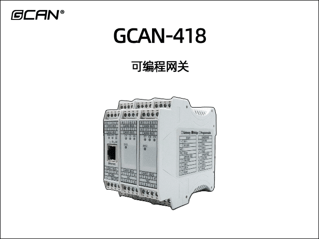 GCAN--418系列网关/网桥/可编程网关