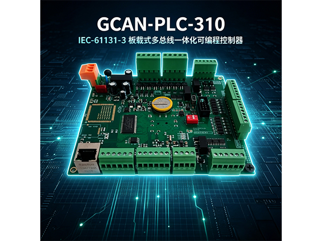 GCAN‑PLC‑310板载式多总线一体化PLC