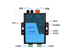 光纤can转换器怎么连？