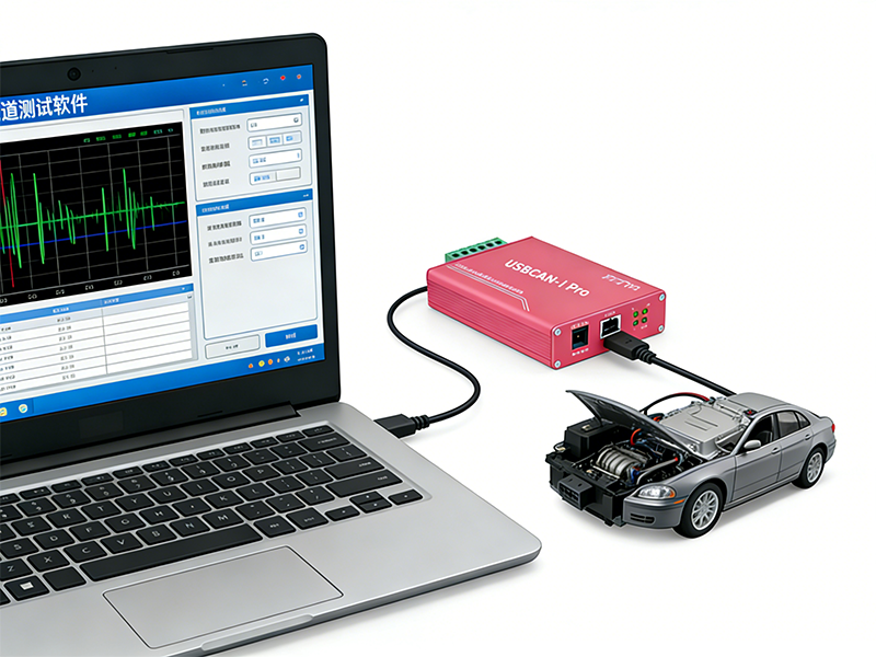 捕获解读CAN报文工具-沈阳广成科技USBCAN II PRO