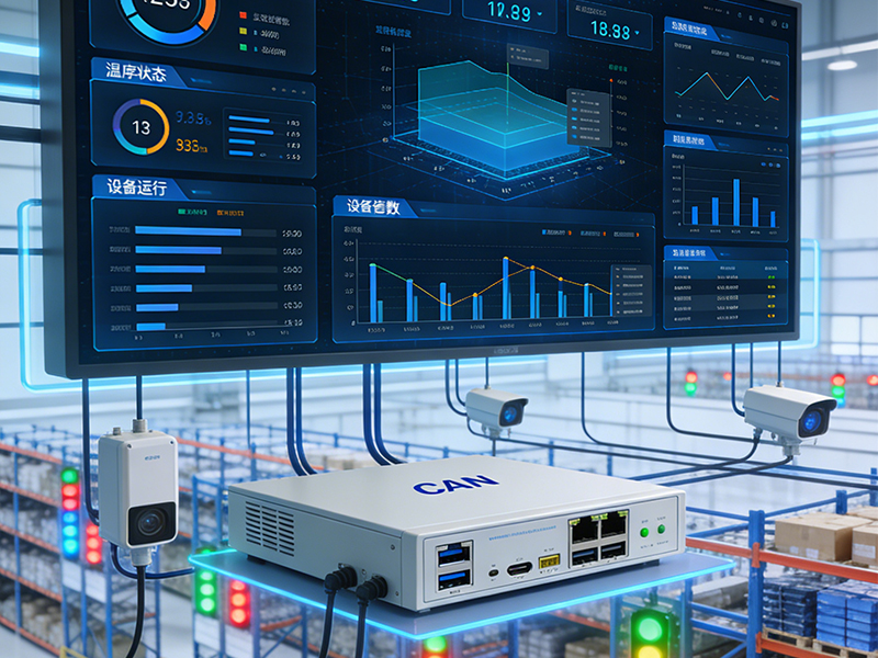 仓储管控提质降耗！CAN设备筑牢仓储管理“防护